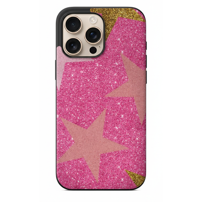 Pembe Ve Yılldız Zarafeti Telefon Kılıfı (WV67)