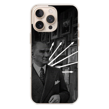 Atatürk ve Altı Ok Telefon Kılıfı (LE08)
