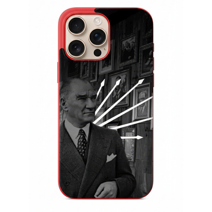 Atatürk ve Altı Ok Telefon Kılıfı (LE08)