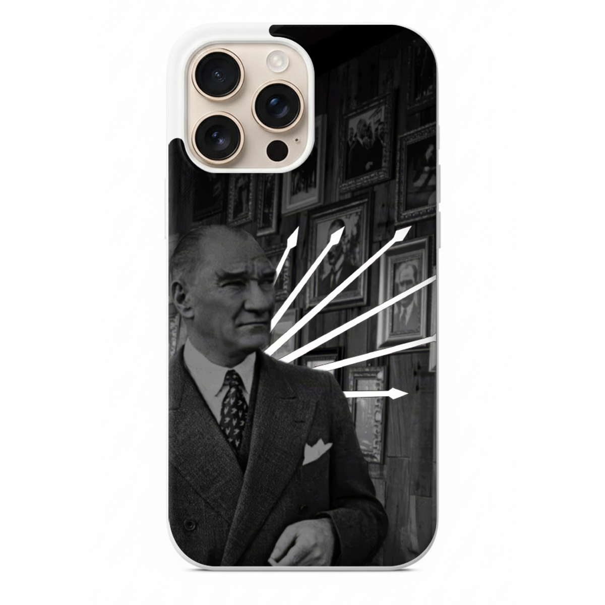 Atatürk ve Altı Ok Telefon Kılıfı (LE08)