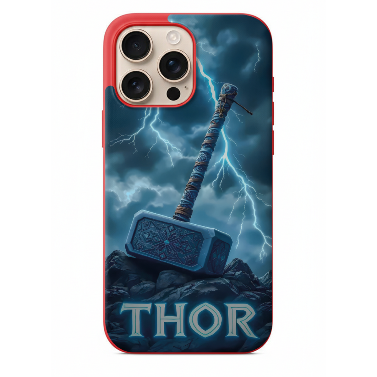 Marvel Thor Şimşek Tasarımlı Telefon Kılıfı (CM14)