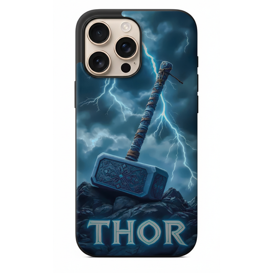 Marvel Thor Şimşek Tasarımlı Telefon Kılıfı (CM14)