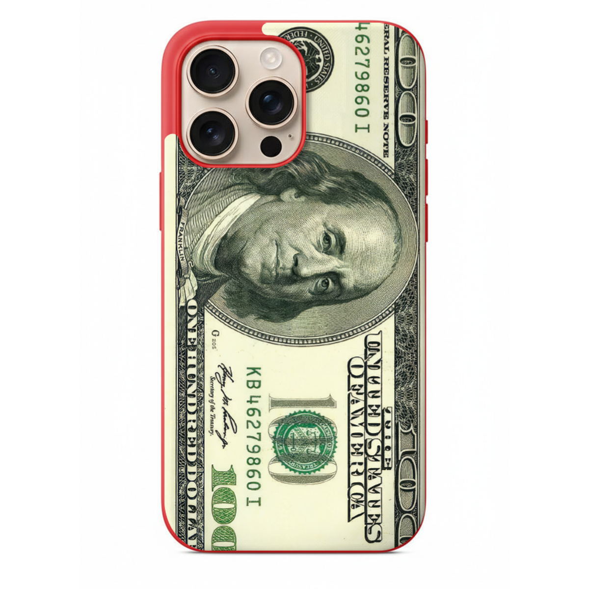 Vintage Pop Serisi İkonik 100 Dolar Telefon Kılıfı (SV12)