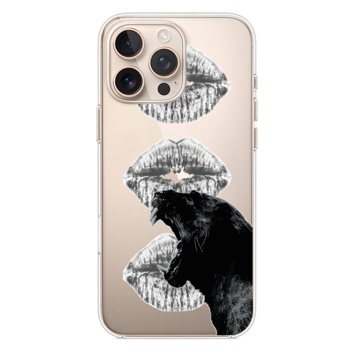 Modern Chic Koleksiyonu Sanatsal Kolaj ve Estetik Figürlü Telefon Kılıfı (WV10)
