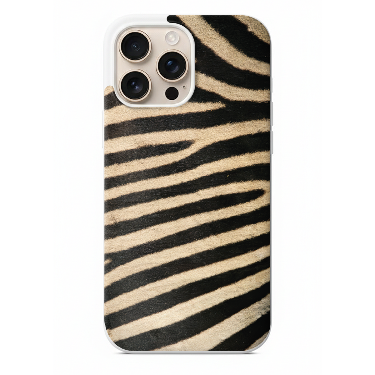 Wild Nature Serisi Zebra Desenli ve Şık Görünümlü Modern Kılıf (WV08)