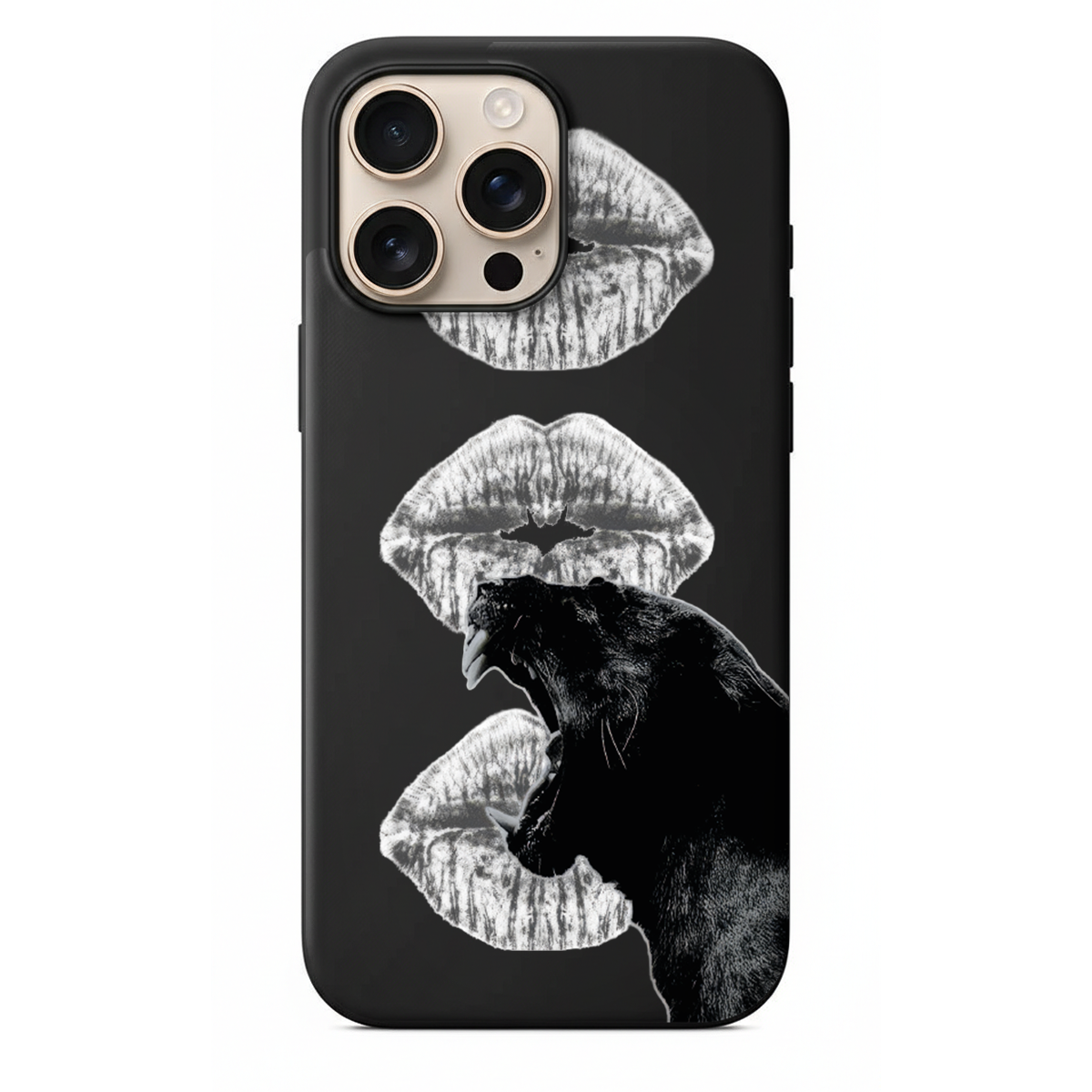 Modern Chic Koleksiyonu Sanatsal Kolaj ve Estetik Figürlü Telefon Kılıfı (WV10)