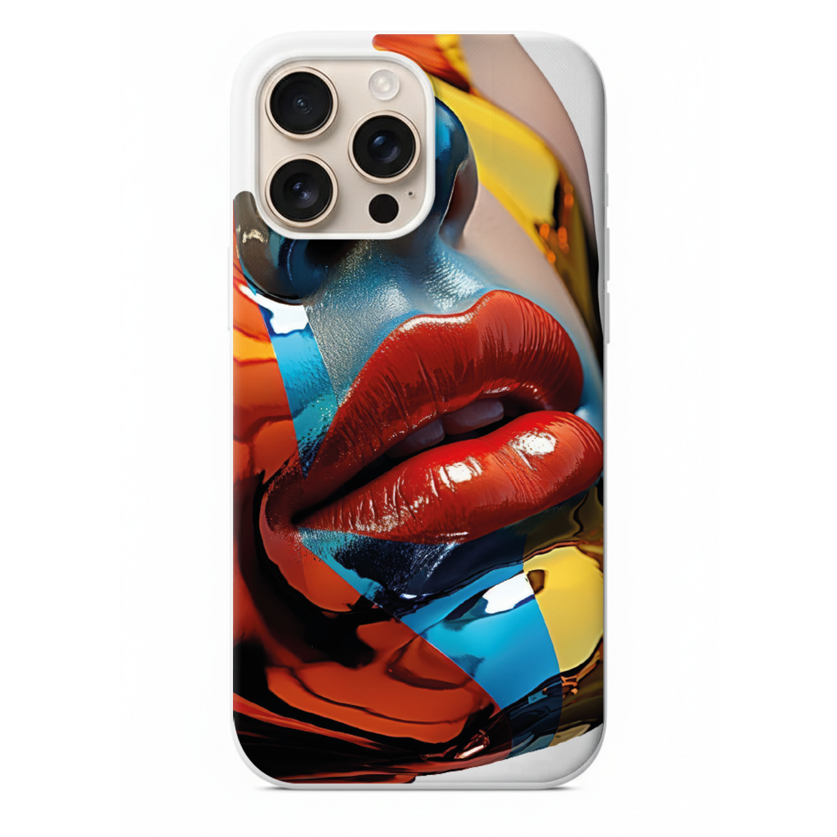 Lip Gloss Art Hiper- Kırmızı Dudak Telefon Kılıfı (SV29)