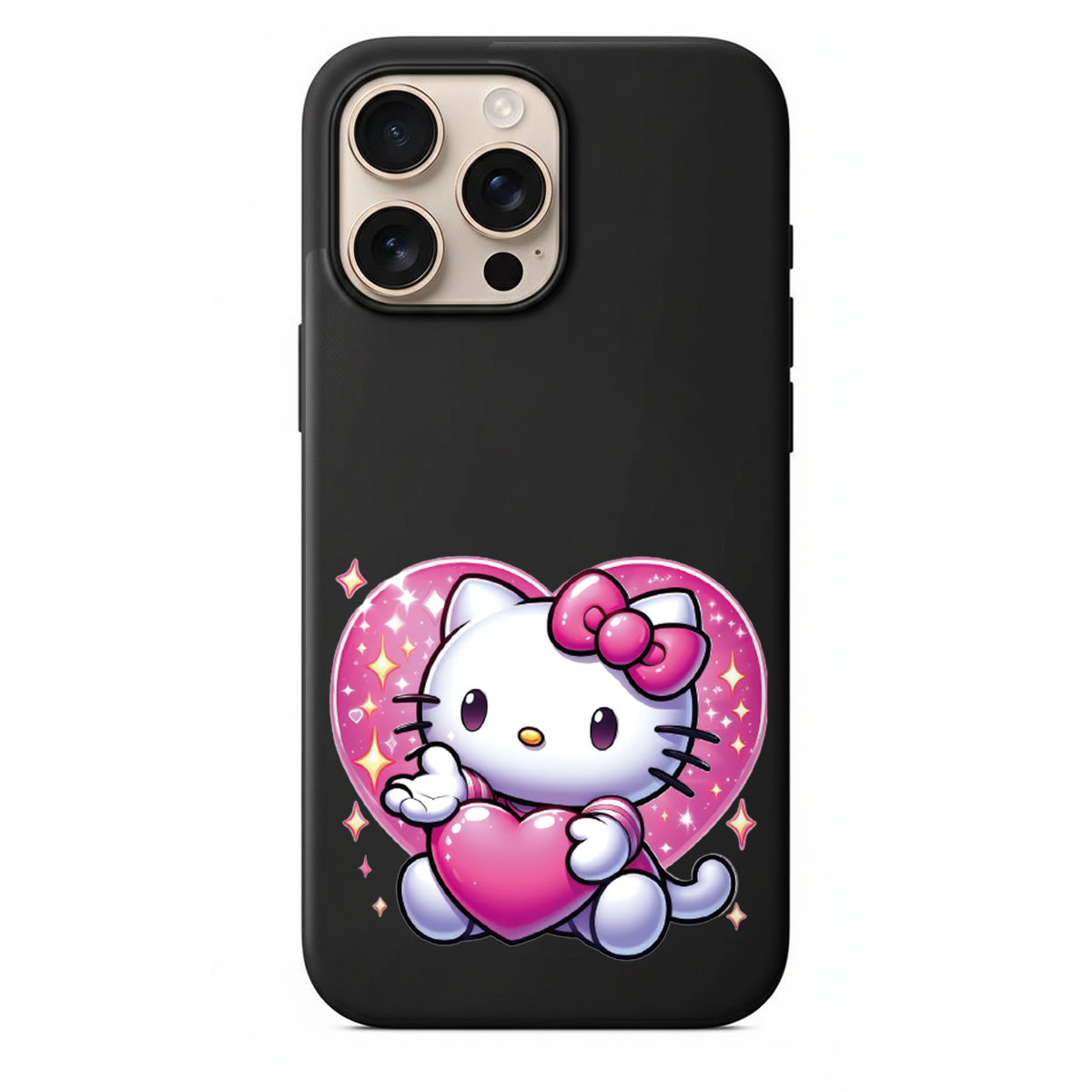 Pink Heart Hello Kitty Telefon Kılıfı (KC01)