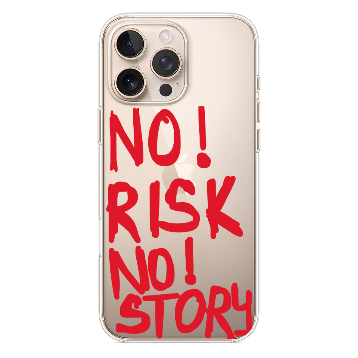 No Risk No Story Yazılı Telefon Kılıfı (SC10)