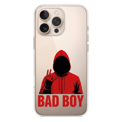 Bad Boy Yazılı Kapüşonlu Karakter Telefon Kılıfı (SC13)