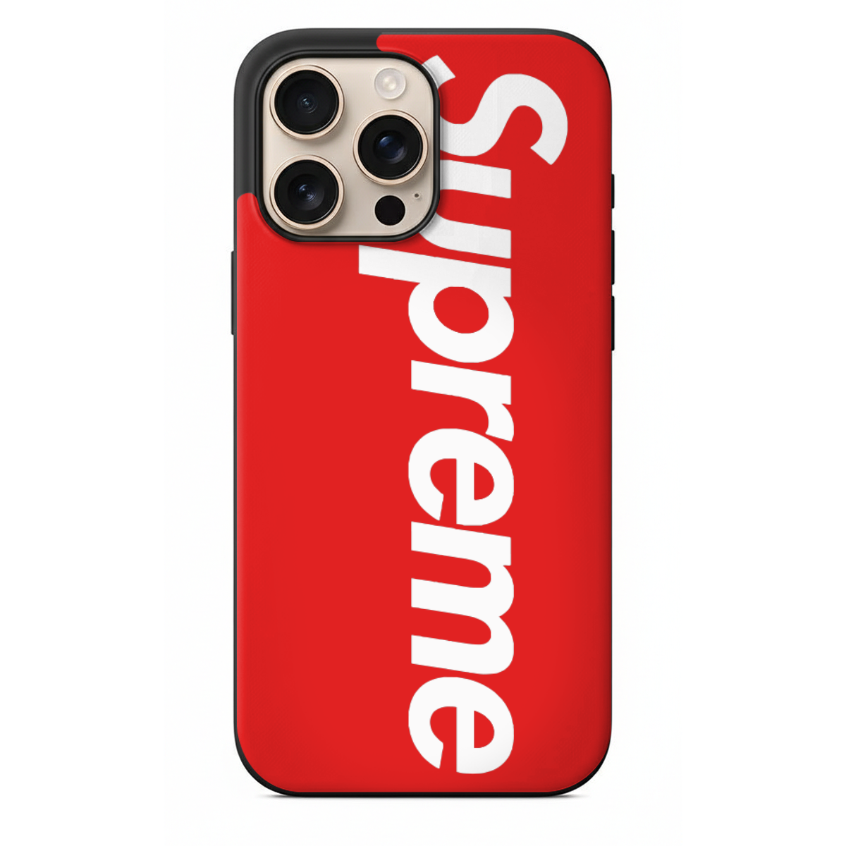 Supreme Logolu İkonik Kırmızı-Beyaz  Telefon Kılıfı (SC14)