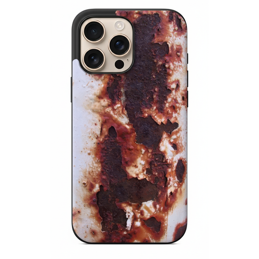 Endüstriyel Pas ve Eskitme Metal Görünümlü Telefon Kılıfı (SV14)