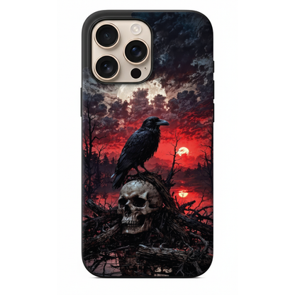 Kuzgun ve Kurukafa Telefon Kılıfı (MM26)