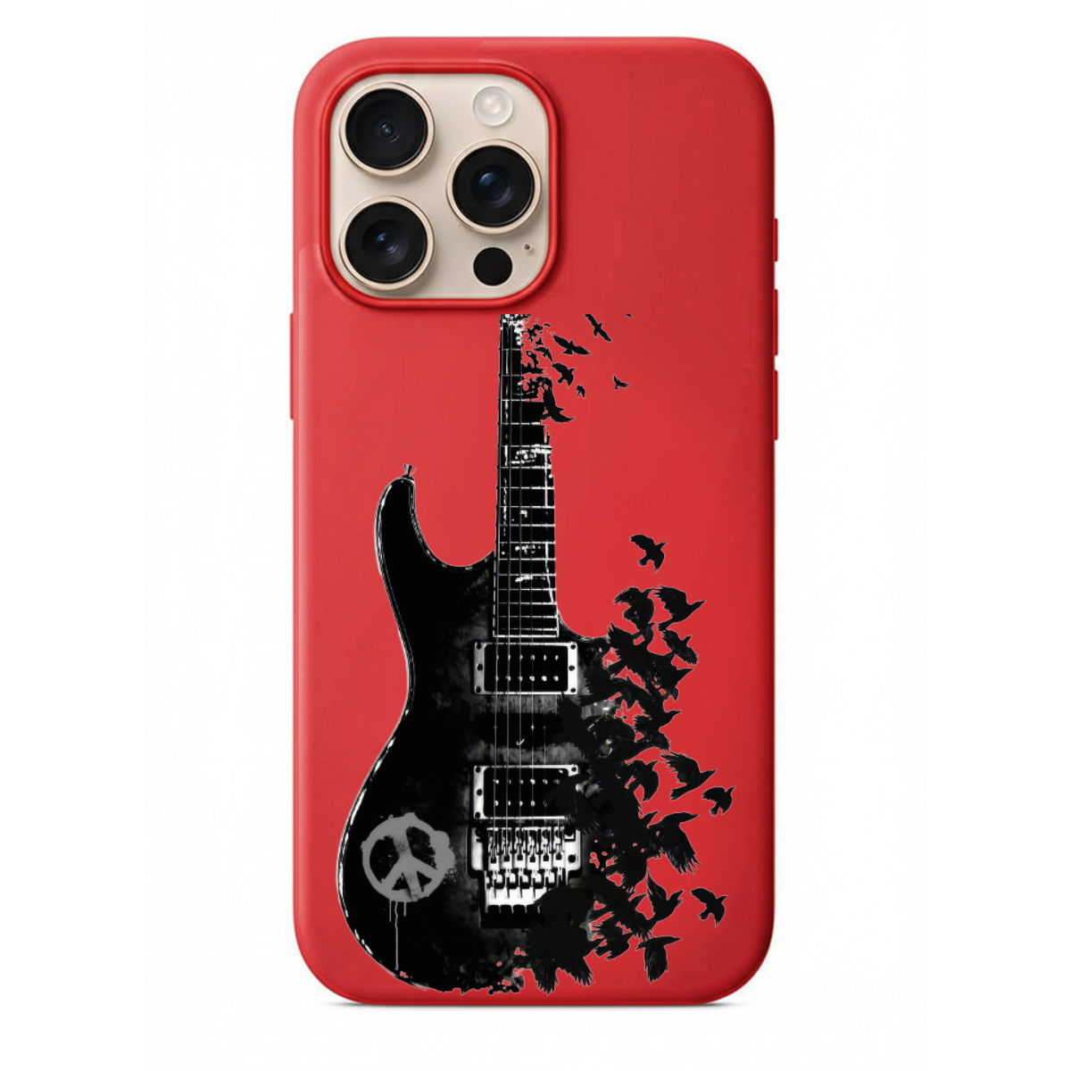 Elektro Gitar ve Kuşlar Kılıf (MM25)
