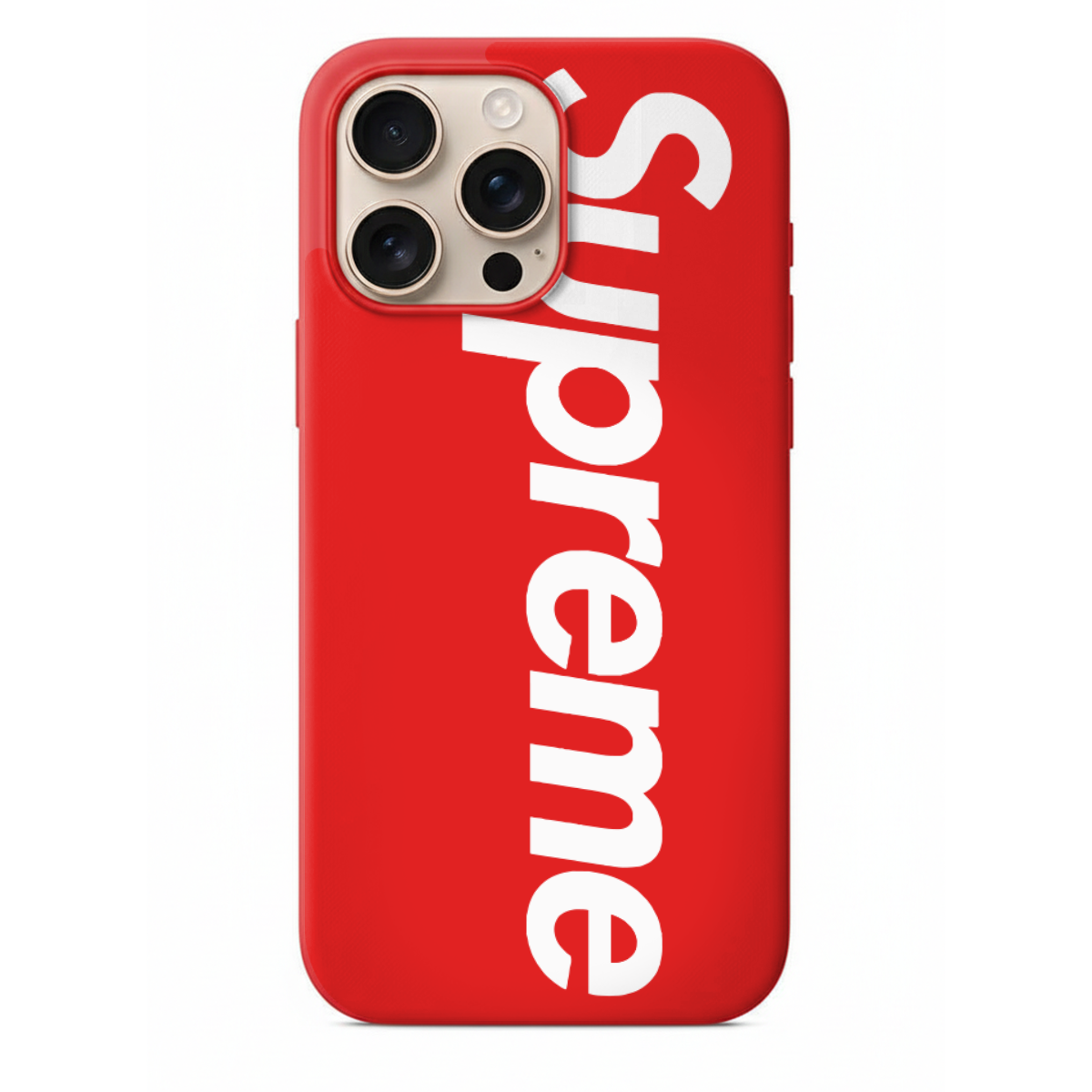 Supreme Logolu İkonik Kırmızı-Beyaz  Telefon Kılıfı (SC14)