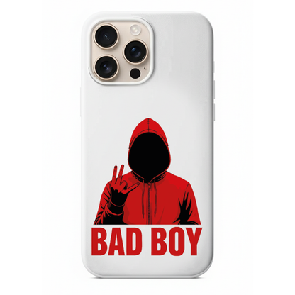 Bad Boy Yazılı Kapüşonlu Karakter Telefon Kılıfı (SC13)