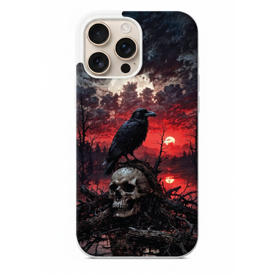 Kuzgun ve Kurukafa Telefon Kılıfı (MM26)