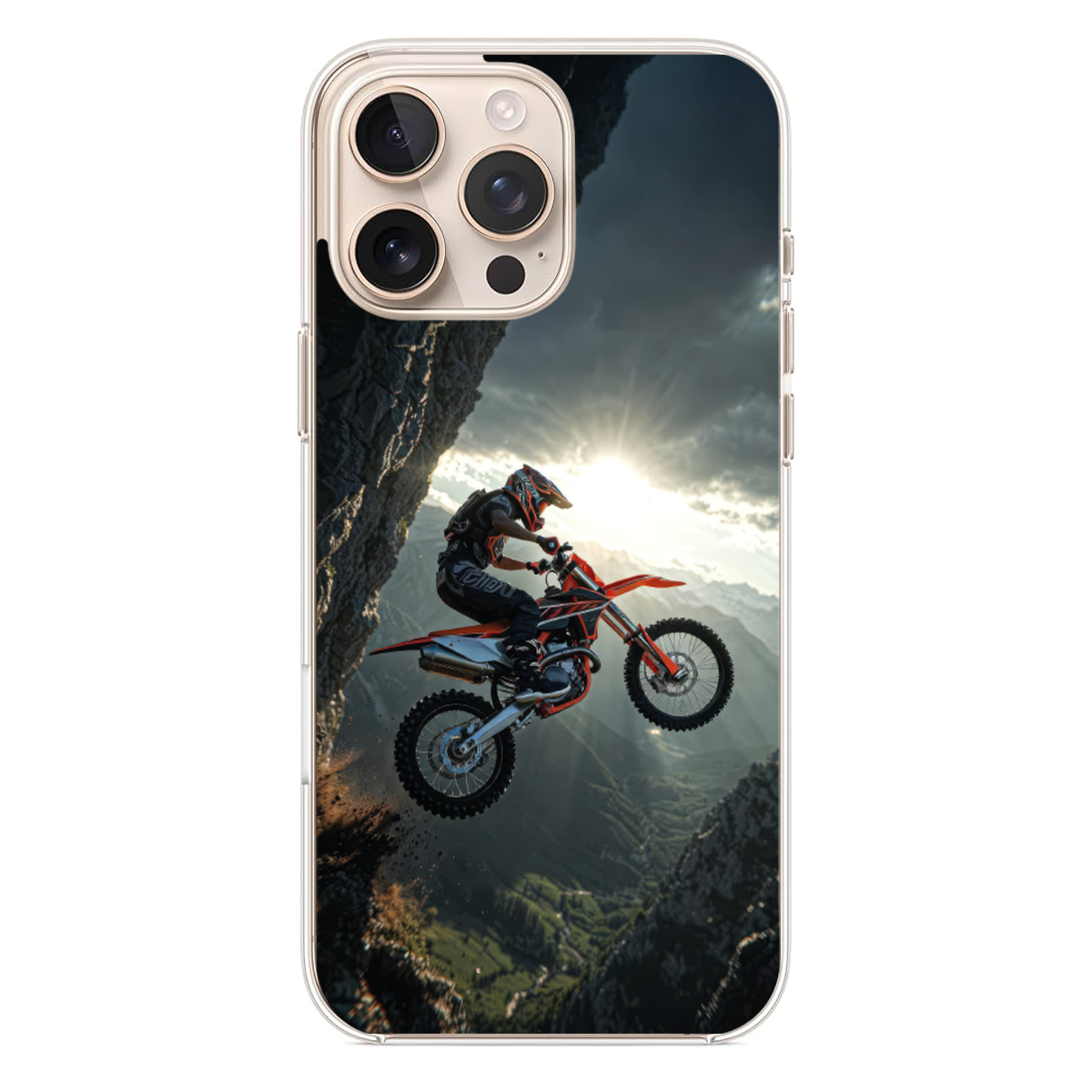 Ekstrem Motokros ve Dağ Manzaralı Telefon Kılıfı (RC01)