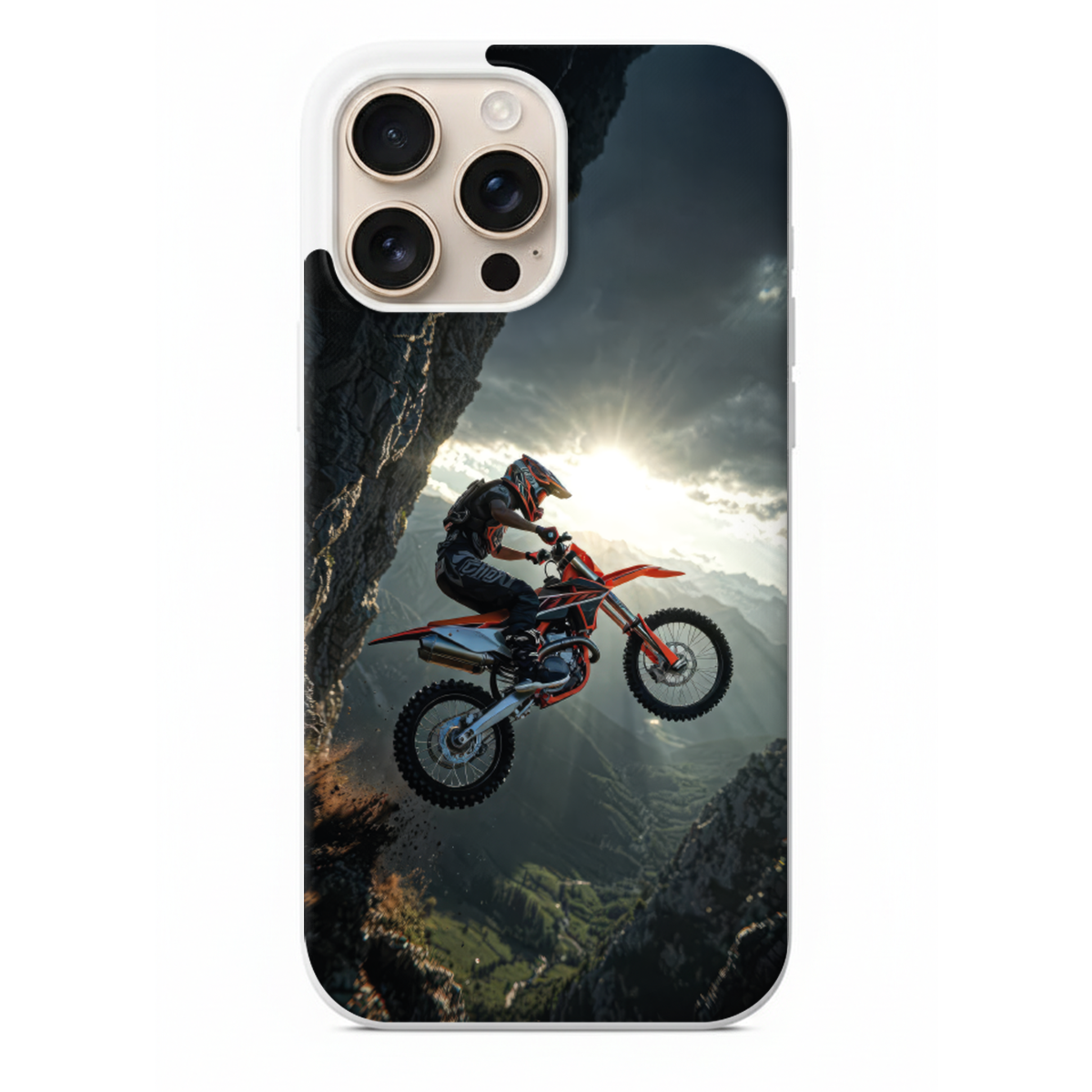 Ekstrem Motokros ve Dağ Manzaralı Telefon Kılıfı (RC01)
