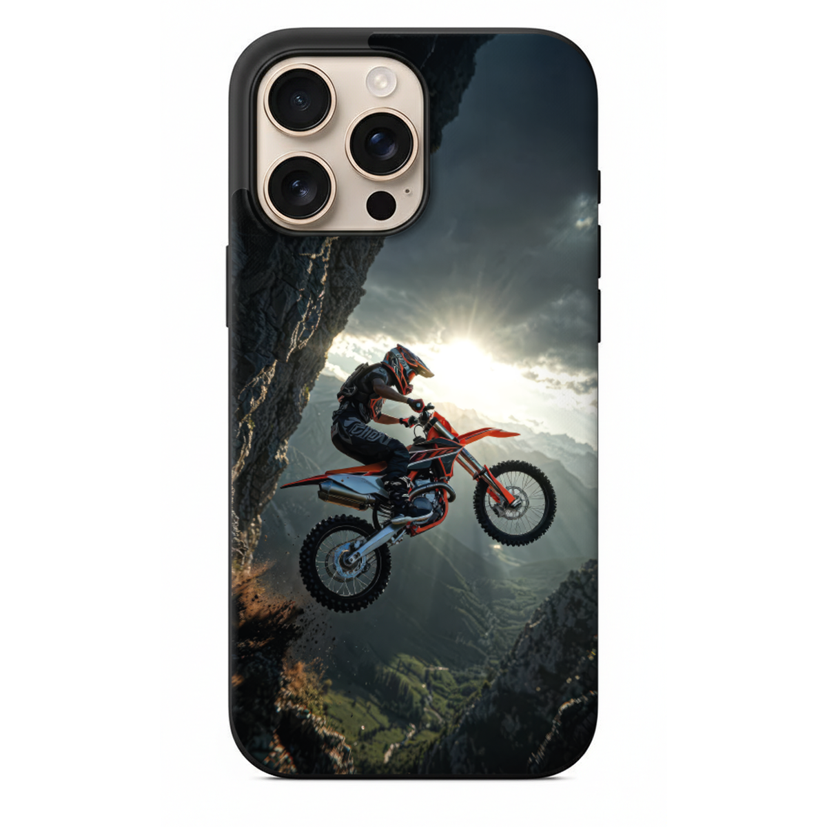 Ekstrem Motokros ve Dağ Manzaralı Telefon Kılıfı (RC01)